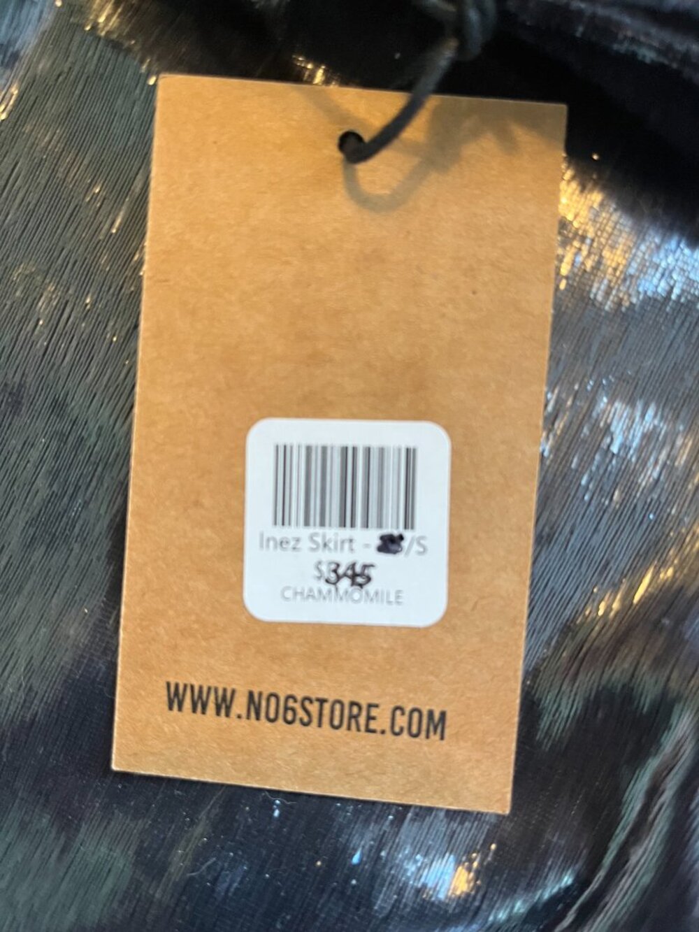no. 6 store Inez Skirt in Metallic Size Small - Picture 4 of 5